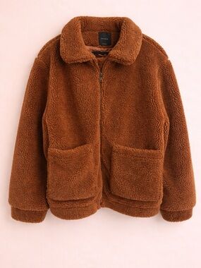 ELODIE SHERPA TEDDY JACKET